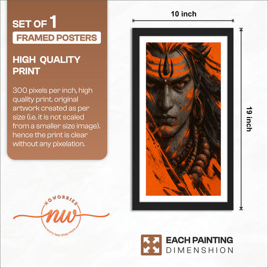 Rudra Mahadev Wall Frame
