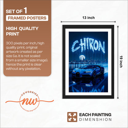 Chiron Midnight Drive Wall Frame