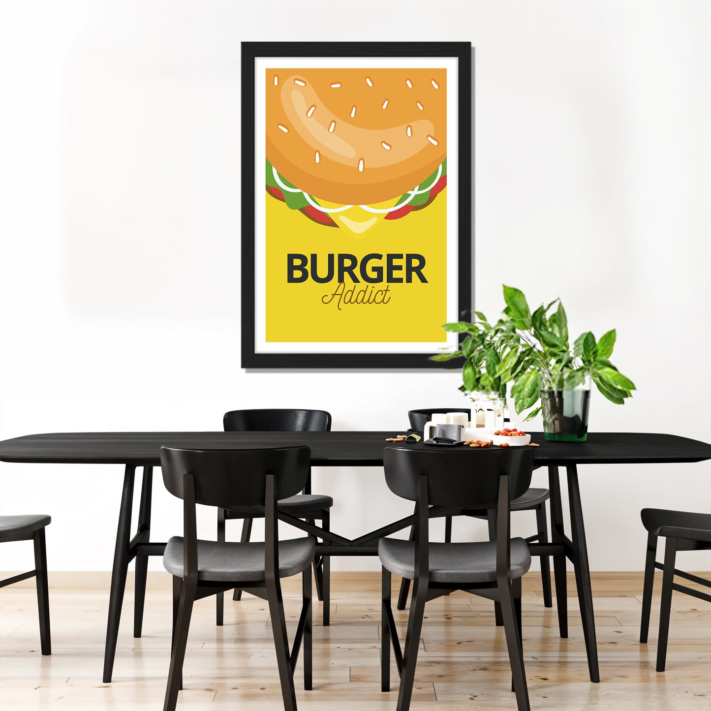 Burger Addict Wall Frame