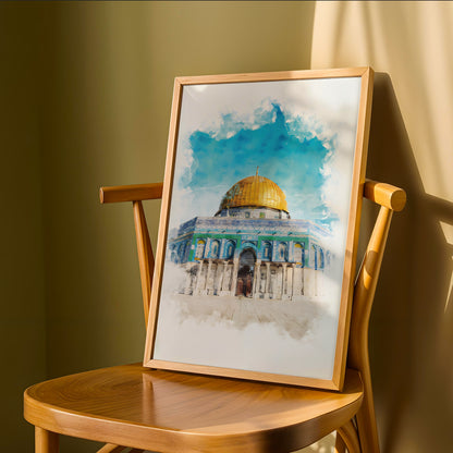 Dome of the Rock Islamic Wall Art