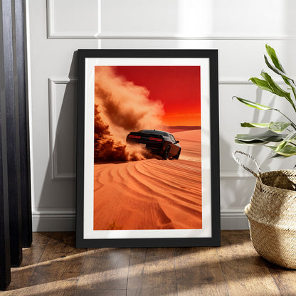 Dodge Challenger Sandstorm Drift Wall Frame