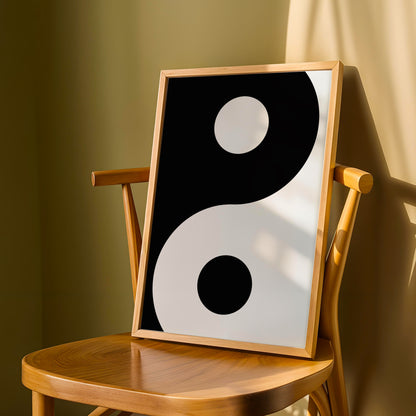 Yin Yang Minimalist Wall Art