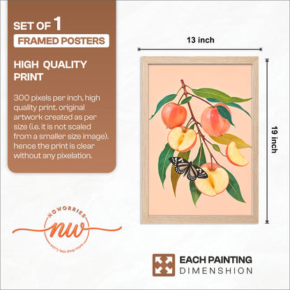 Peach Blossom Wall Frame