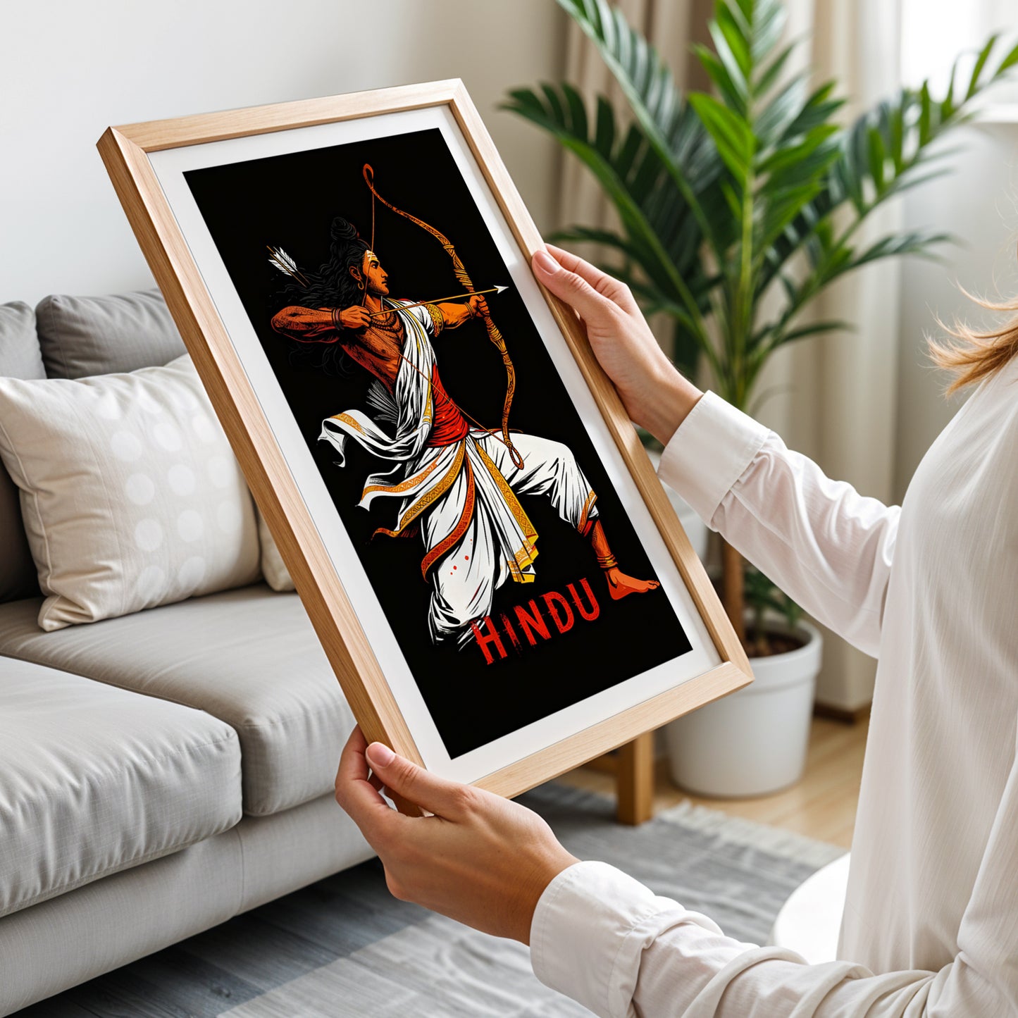 Lord Ram Archer Wall Frame