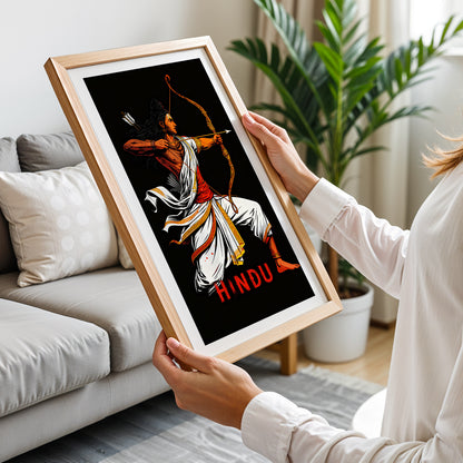 Lord Ram Archer Wall Frame
