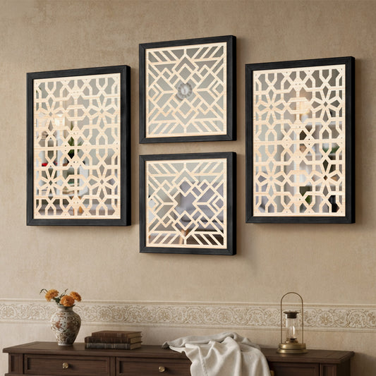 Majestic Mirror Art Set of 4