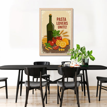 Pasta Lovers Wall Frame