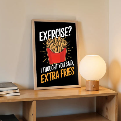 Fries Mode Wall Frame