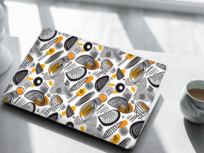 Modern Abstract Shapes Laptop Skin