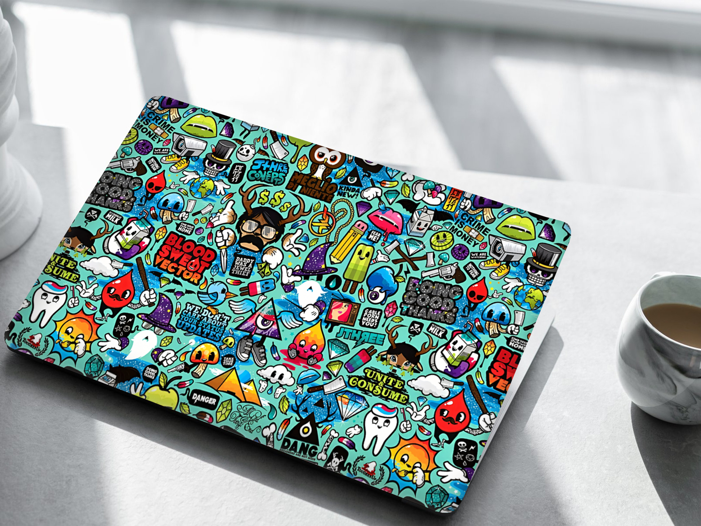 Street Art Collage Laptop Skin