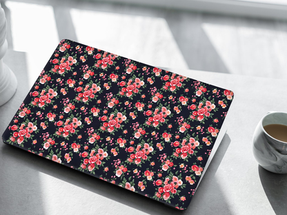 Midnight Rose Pattern Laptop Skin