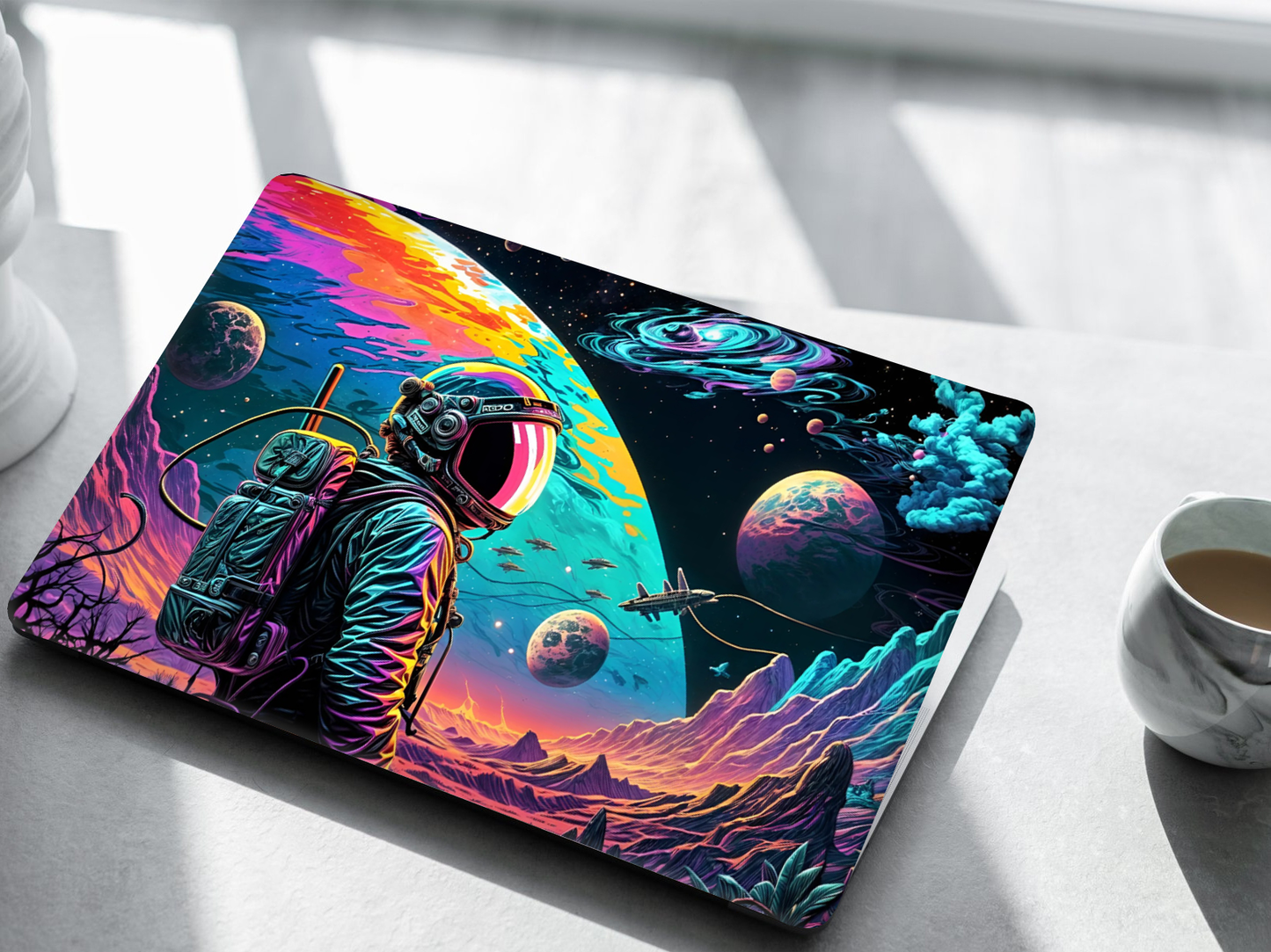 Cosmic Astronaut Laptop Skin