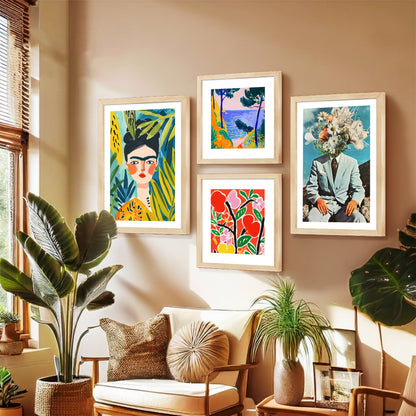 Modern Expression Wall Set of 4