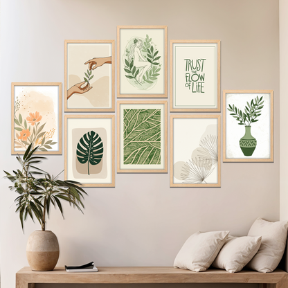 Nature & Flora Wall Decor Set