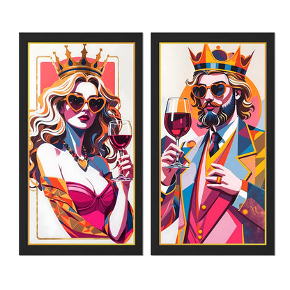 Modern Regal Wine Coupler Wall Art