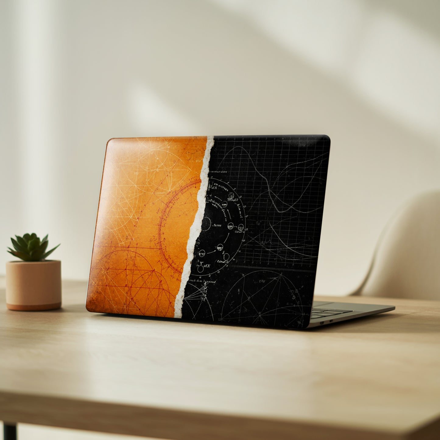 Psychedelic Rainbow Minimalist Laptop Skin