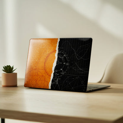 Psychedelic Rainbow Minimalist Laptop Skin