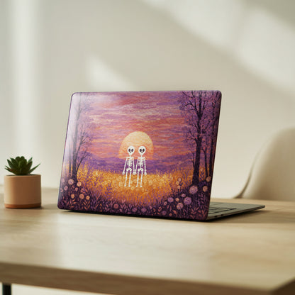 Eternal Love Skeletons Artistic Premium Laptop Skin