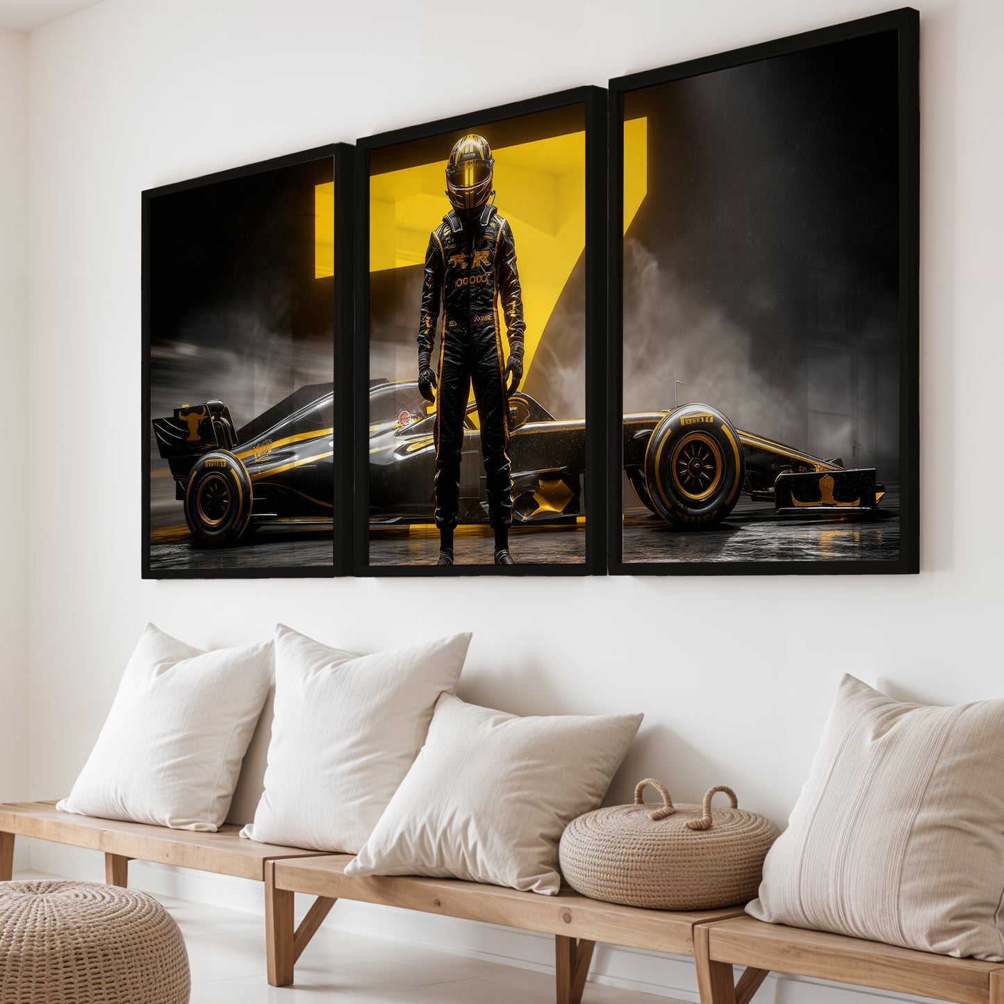 Track Warrior Wall Art Set of 3