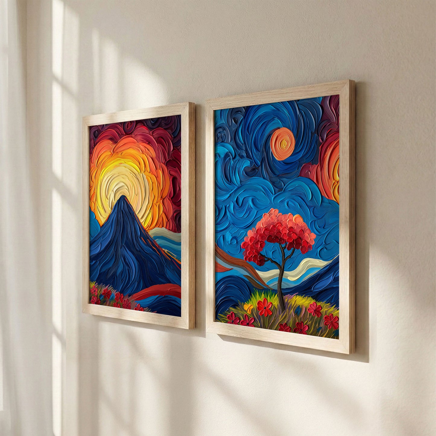 Vibrant Landscape Wall Art Set