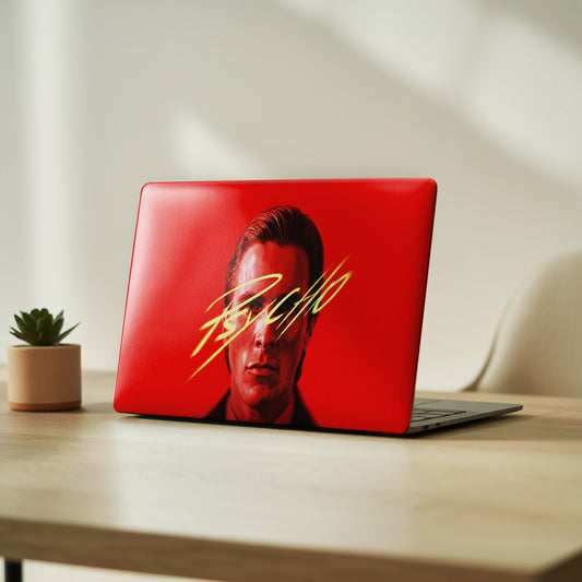 Patrick Bateman Cult Classic Film Aesthetic Laptop Skin