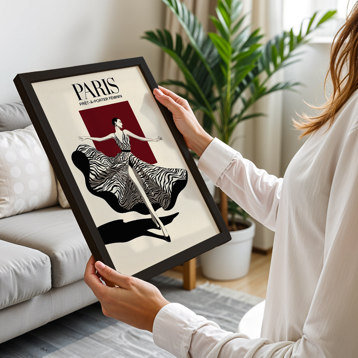 Paris Fashion Elegance Framed Wall Art
