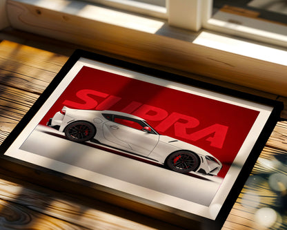 Toyota Supra Heritage Wall Frame