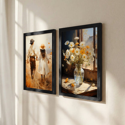 Whimsical Cottage Wall Art Set of 2