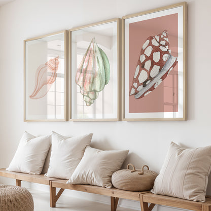 Boho Cowgirl Hat Wall Frames Set of 3