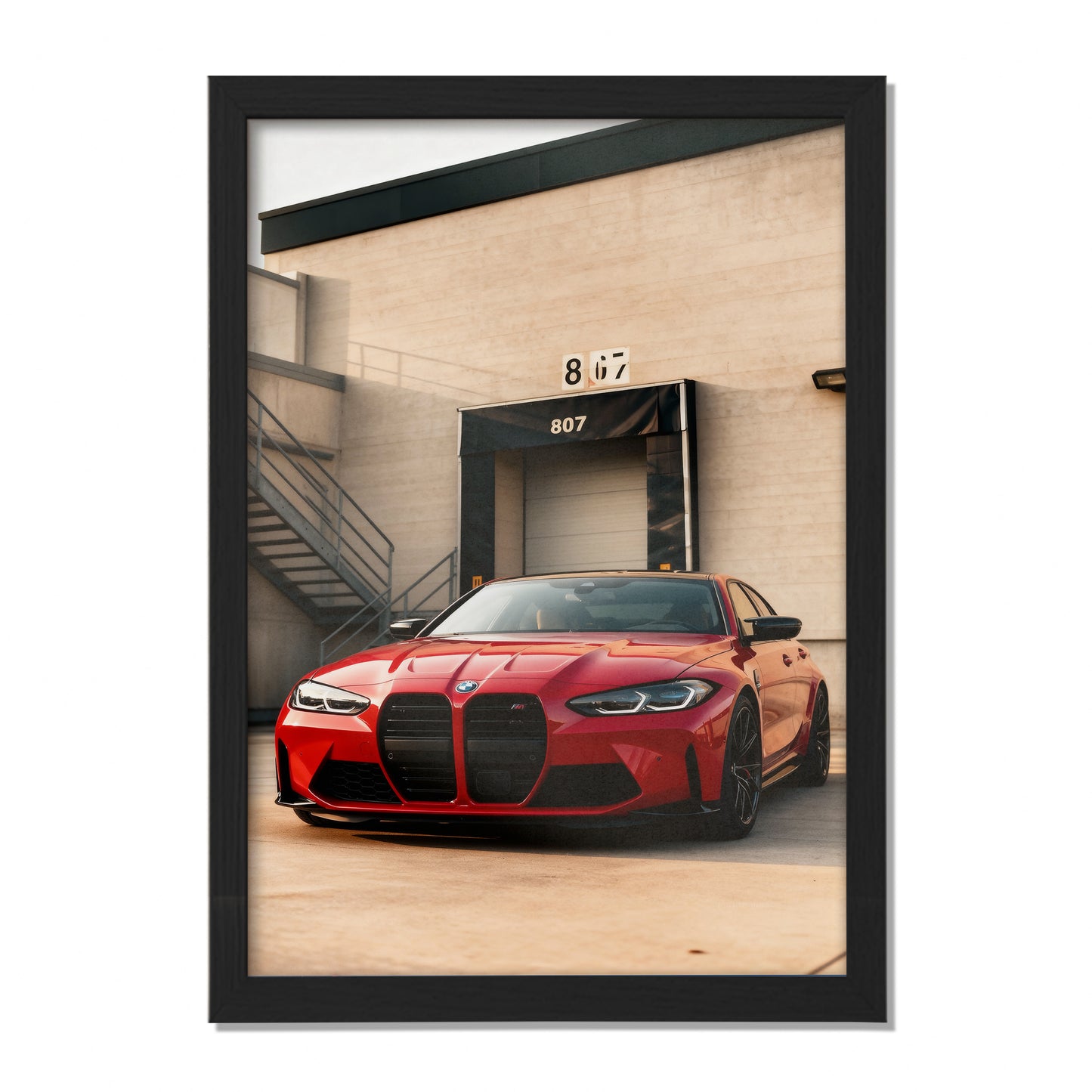 BMW M4 Wall Frame