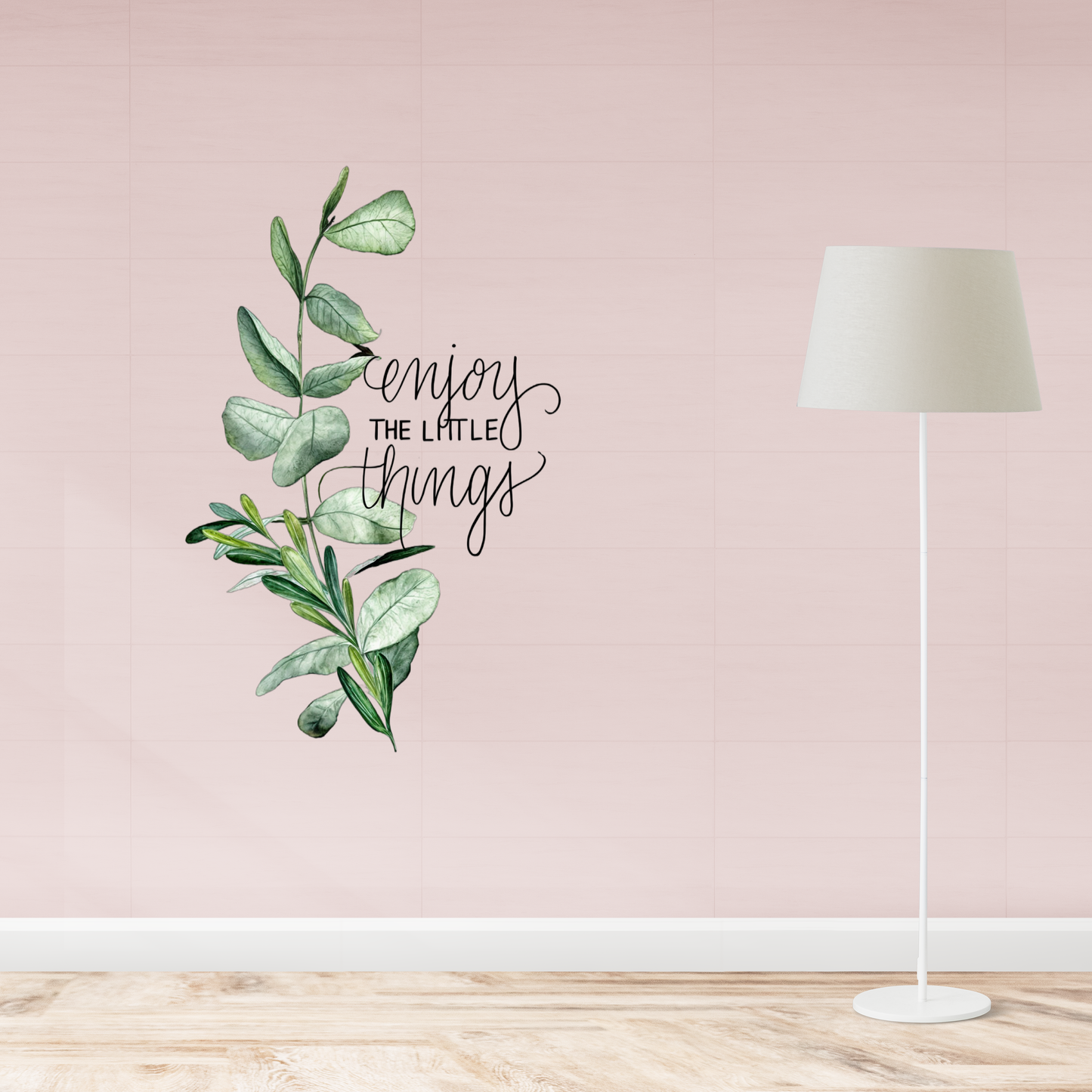 Enjoy Little Things Leaf Wall Sticker