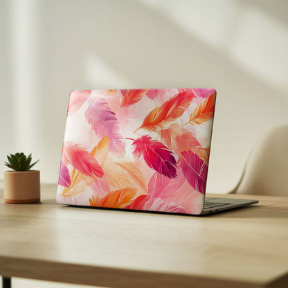 Boho Feathers Aesthetic Laptop Skin