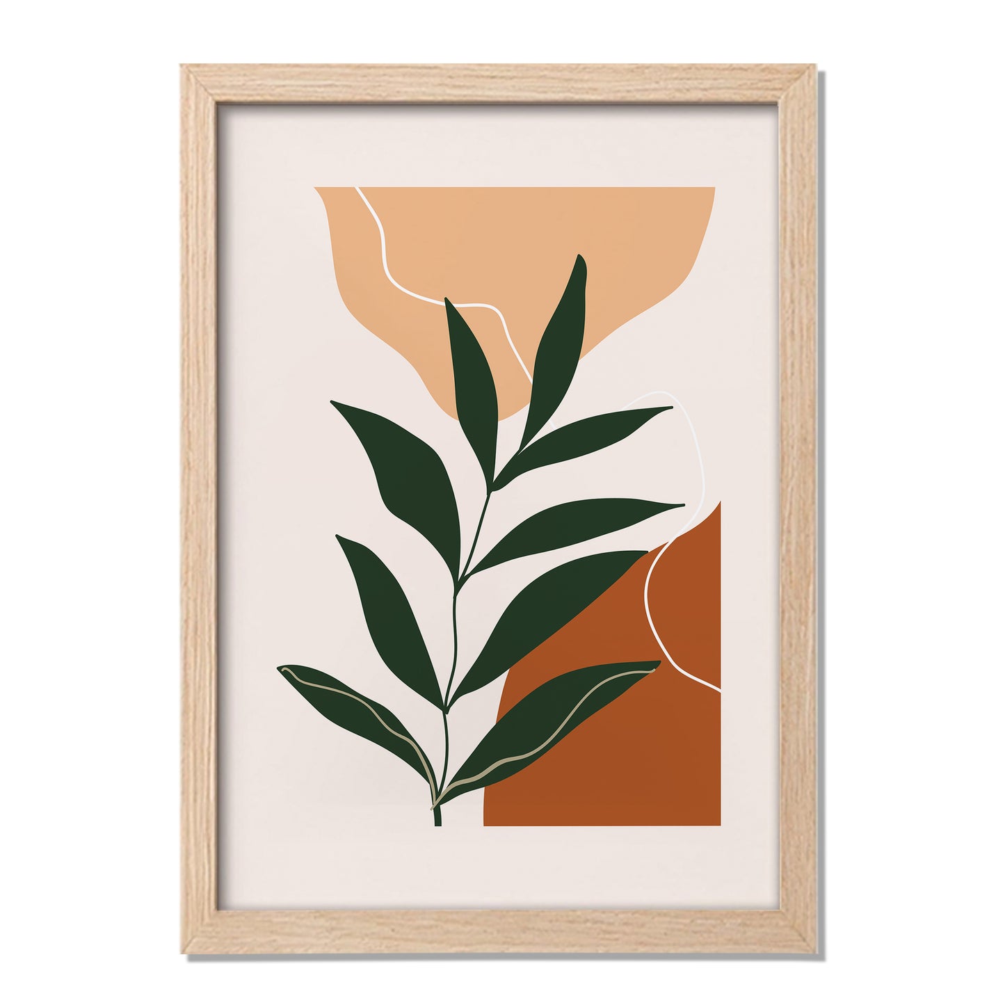 Contemporary Plant Wall Decor