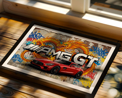 AMG GT Street Dragon Wall Art