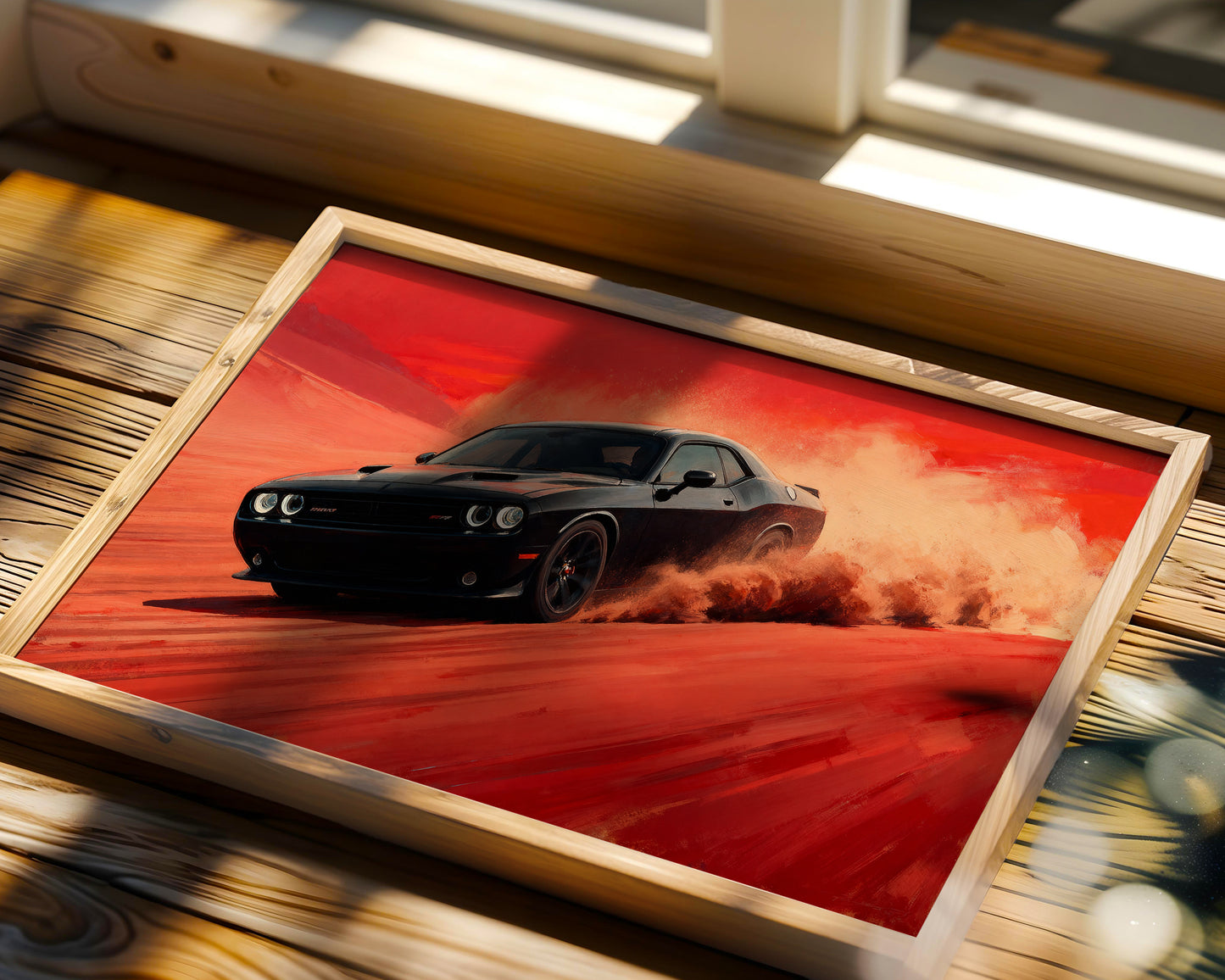 Hellcat Desert Rush Wall Art