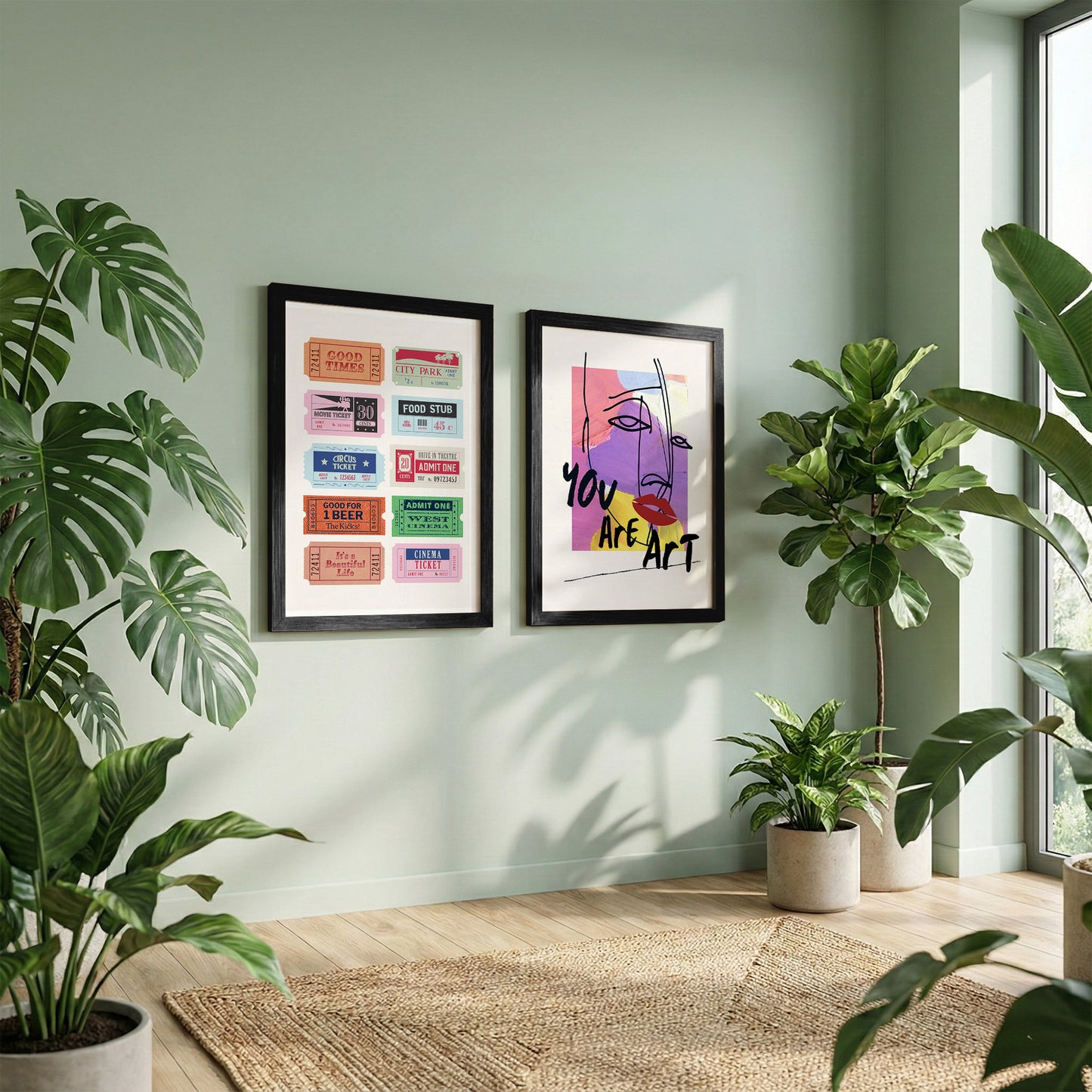 Pop Art Expression Wall Art Set