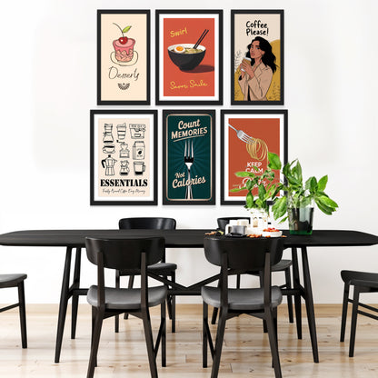 Kitchen Quotes Wall Art Set – 6