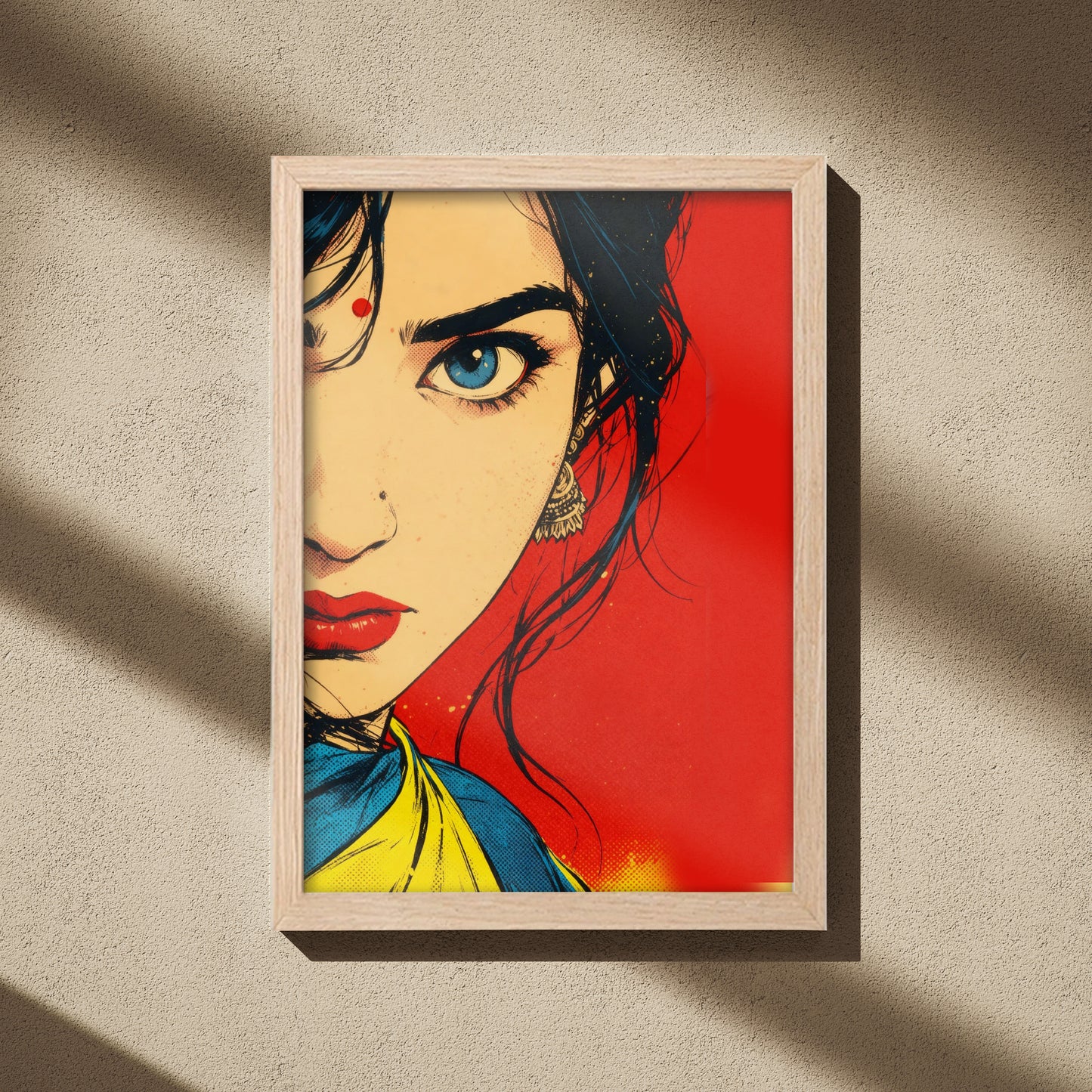 Blue-Eyed Fire Wall Frames