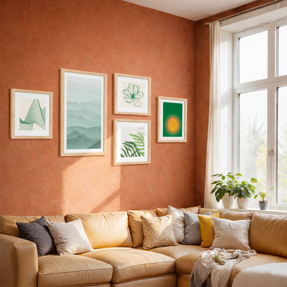 Mountain Mist Wall Art Set of 5