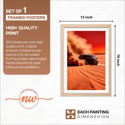 Dodge Challenger Sandstorm Drift Wall Frame