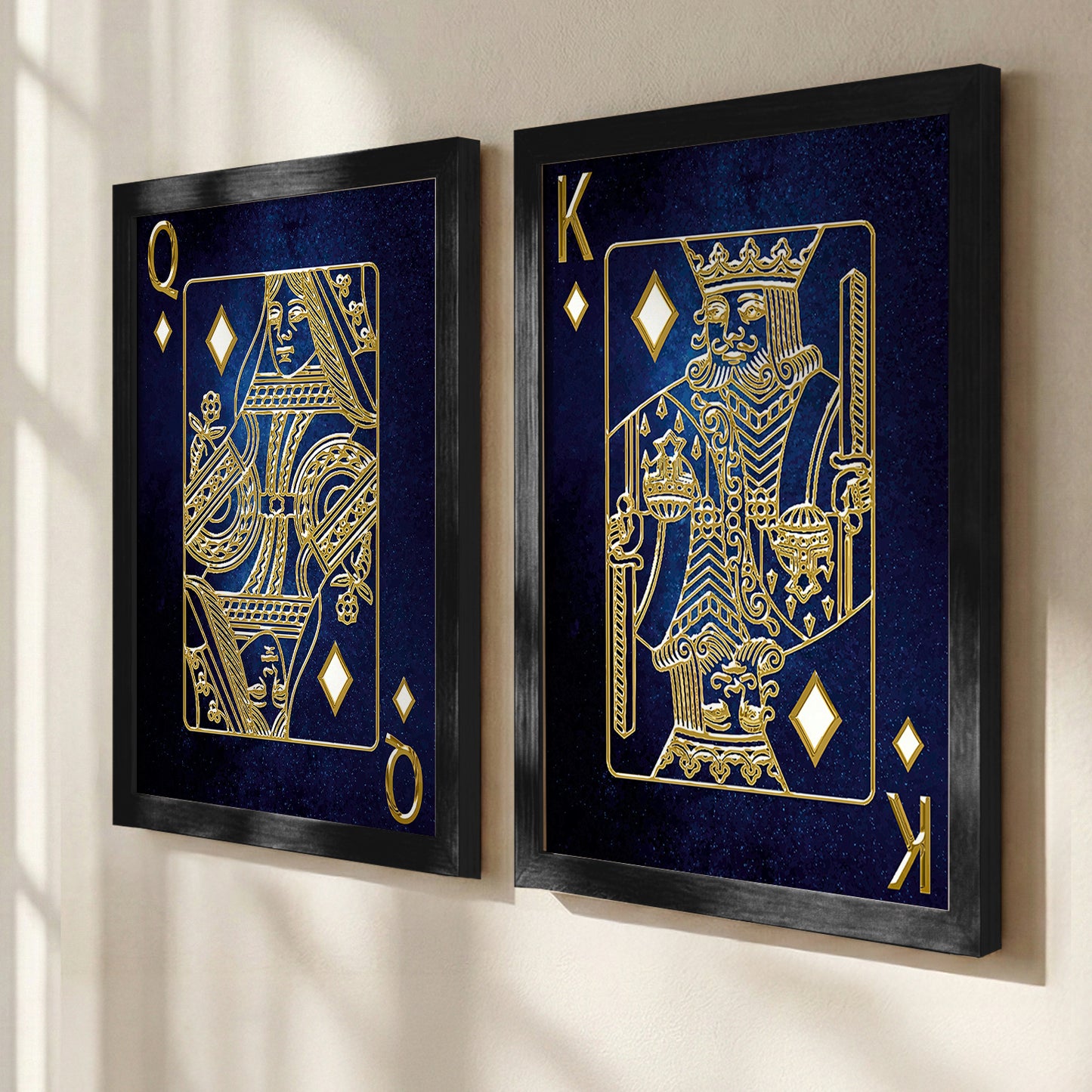 Royal Playing Cards Wall Art Set