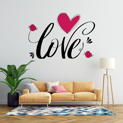 Love Heart Wall Sticker
