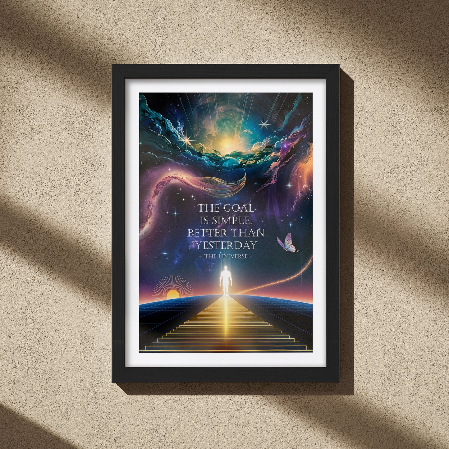 Better Than Yesterday Motivational Poster