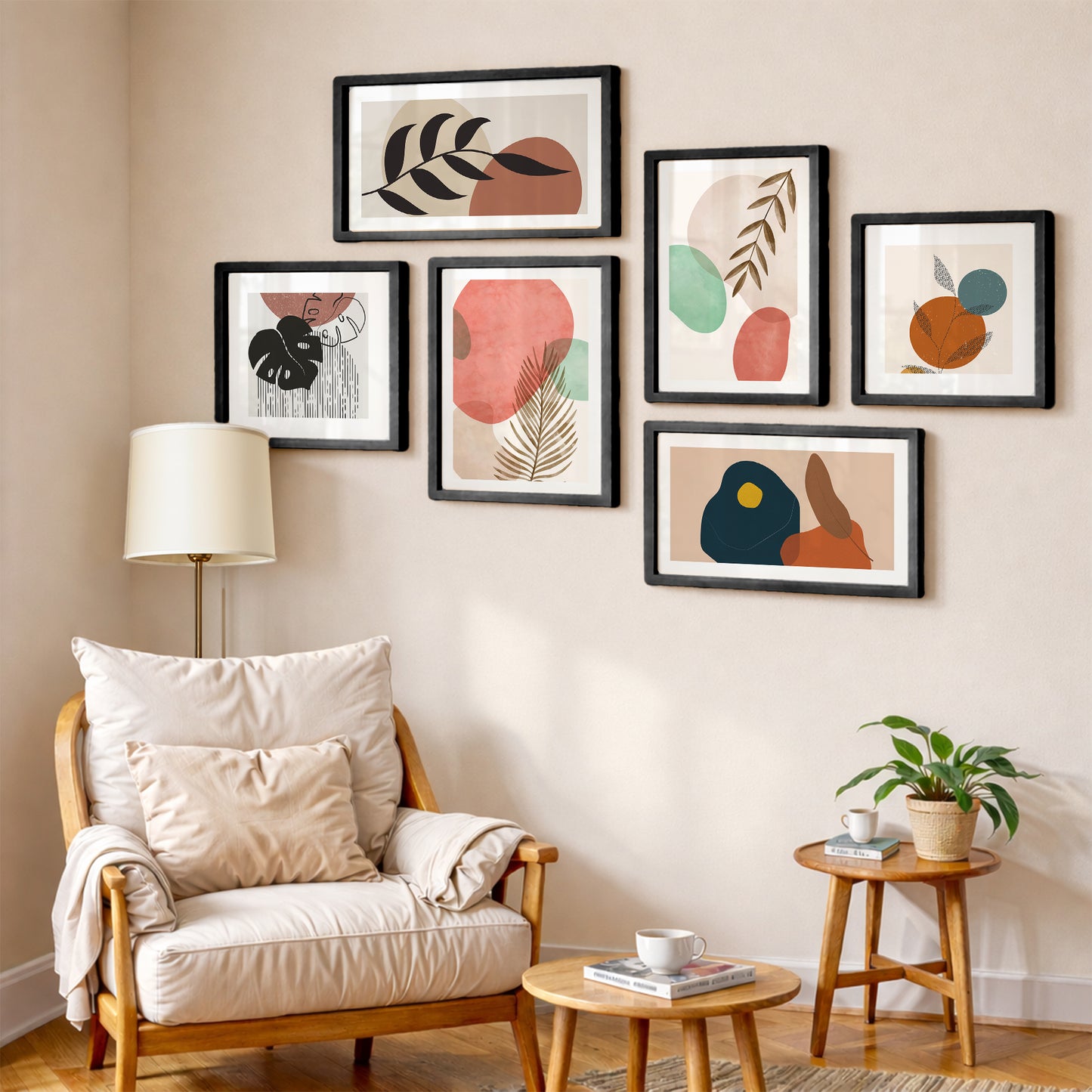 Harmony Hues Wall Set of 6
