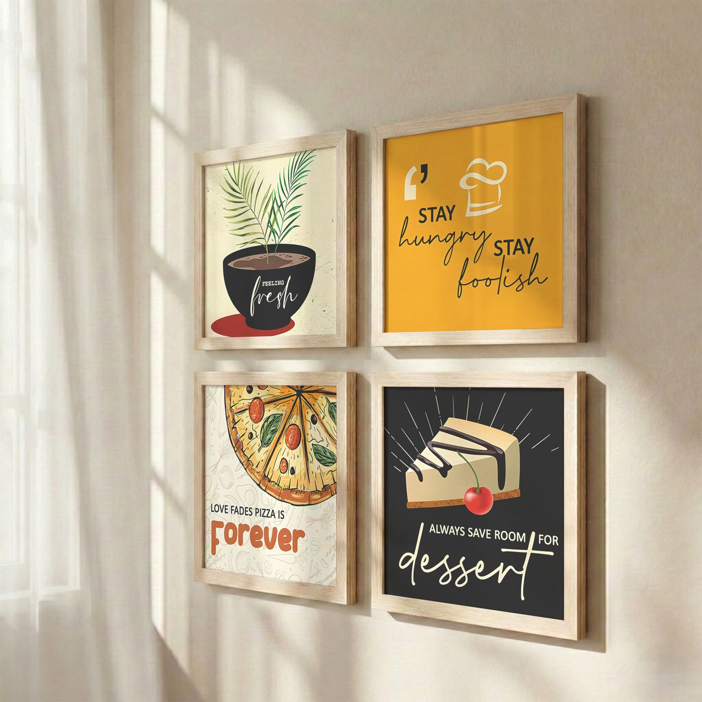 Kitchen Gallery Wall Art Set