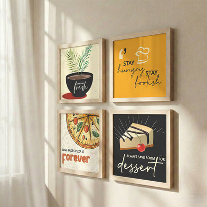 Kitchen Gallery Wall Art Set