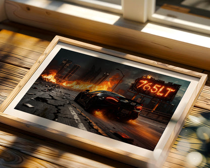 McLaren 765LT Inferno Edition Wall Frame