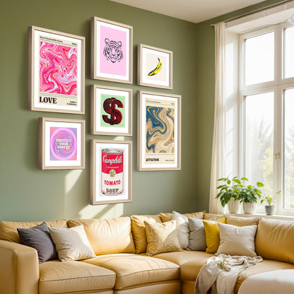 Creative Gallery Wall Set of 7
