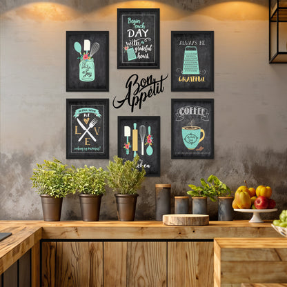 Bon Appétit Kitchen Wall Art Set