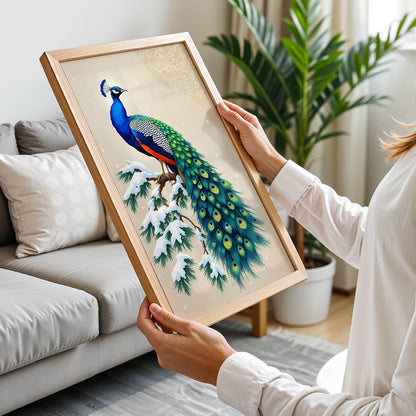 Royal Peacock Wall Frame